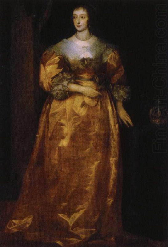 anthonis van dyck henrietta av frankrike, englands drottning china oil painting image